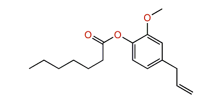 4-Allyl-2-methoxyphenyl heptanoate